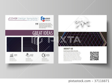 Business templates for square brochure, magazine 37118871