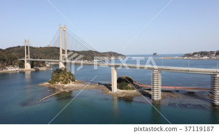 Box girder bridge + cable-stayed bridge Yobuko Ohashi (Karatsu City, Saga Prefecture) Box girder bridge + cable-stayed bridge Yobuko Ohashi (Karatsu City, Saga Prefecture) 37119187