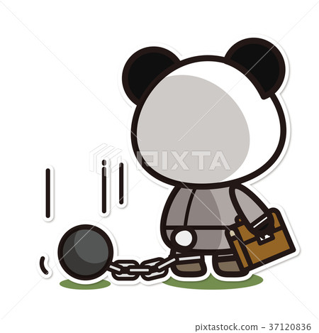 My Panda. Office worker 37120836