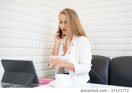 Business Freelanc Using New Technology Gadget. Business Freelanc Using New Technology Gadget. 37121772