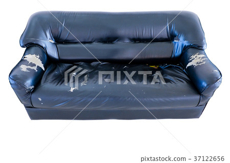 old grunge ripped abandoned couch or sofa let for 37122656