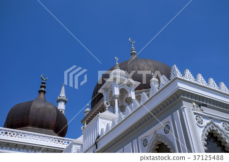 Zahir Mosque or Masjid Zahir in Kedah Malaysia. 37125488