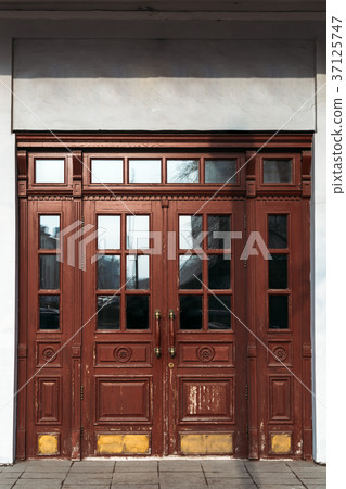 Old wooden door Old wooden door 37125747