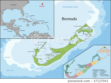 Map of Bermuda 37127041