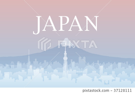 東京和富士山日本 37128111