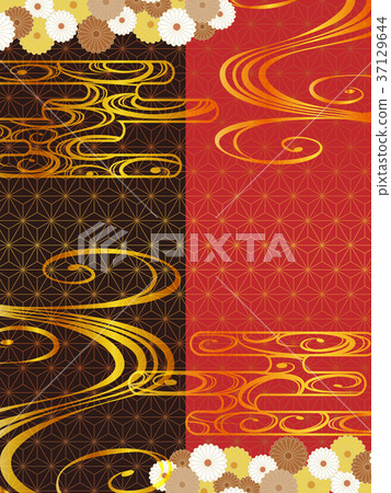 Japanese pattern background material Japanese pattern background material 37129644