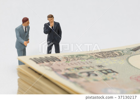 Money and businessmen 37130217