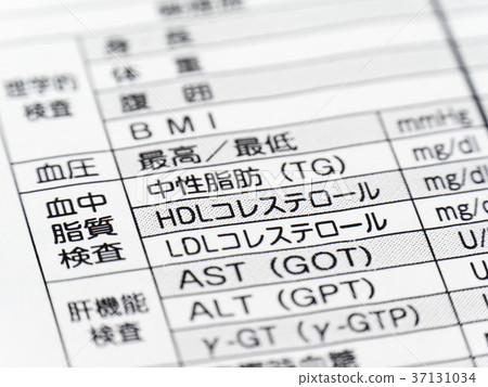 具體的健康檢查結果通知表血脂測試 37131034