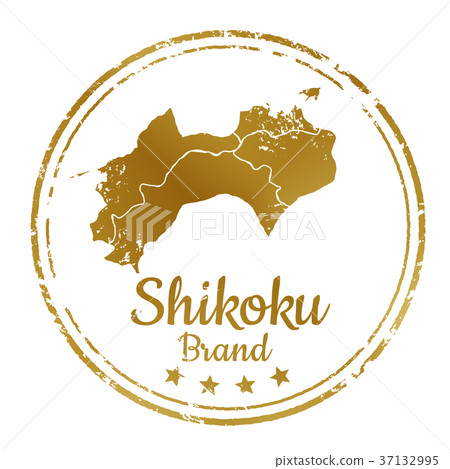 Shikoku area stamp Shikoku area stamp 37132995