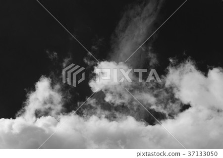Isolated clouds over black. Isolated clouds over black. 37133050