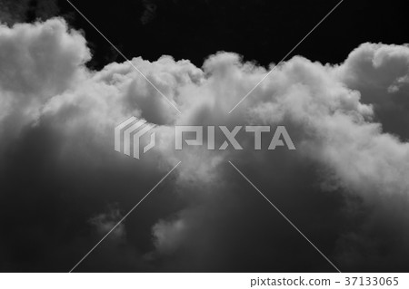 Isolated clouds over black. Isolated clouds over black. 37133065
