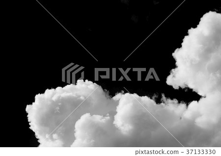 Isolated clouds over black. Isolated clouds over black. 37133330