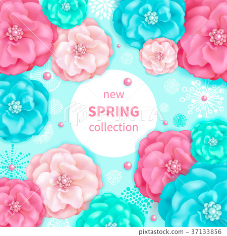 Spring collection background Spring collection background 37133856