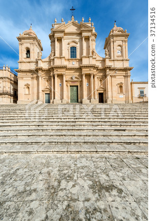 Cathedral of San Nicolo - Noto Sicily Italy Cathedral of San Nicolo - Noto Sicily Italy 37134516