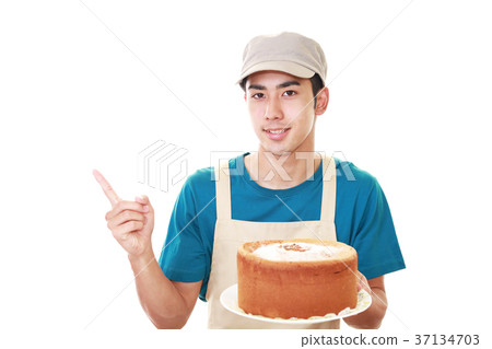 微笑服務員用糖果 37134703