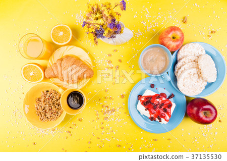 Healthy Breakfast. Various Assortment Set. Healthy Breakfast. Various Assortment Set. 37135530