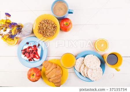 Healthy Breakfast. Various Assortment Set. Healthy Breakfast. Various Assortment Set. 37135734