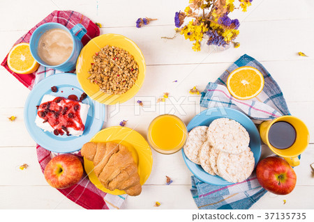 Healthy Breakfast. Various Assortment Set. Healthy Breakfast. Various Assortment Set. 37135735