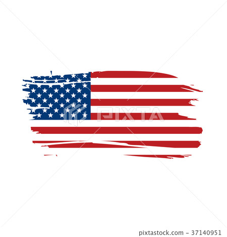 USA Flag isolated 37140951