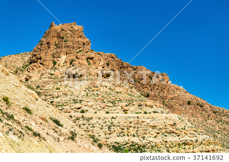 Landscape at Toujane, a Berber mountain village in 37141692