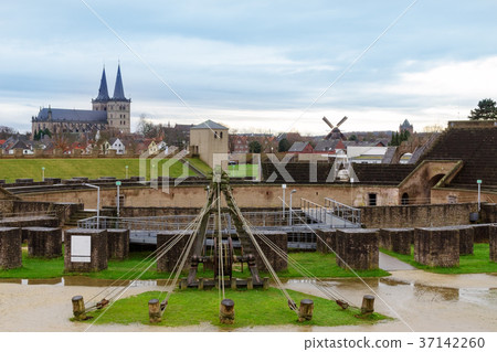 amphitheater, landmark of Xanten Germany amphitheater, landmark of Xanten Germany 37142260