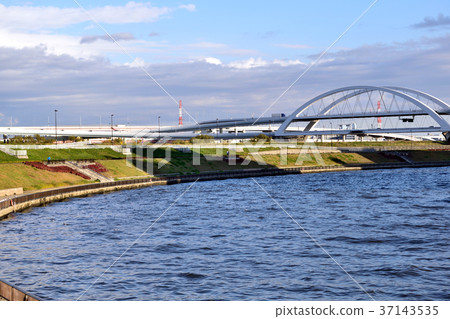 Sumida River and Ekita Bridge Sumida River and Ekita Bridge 37143535