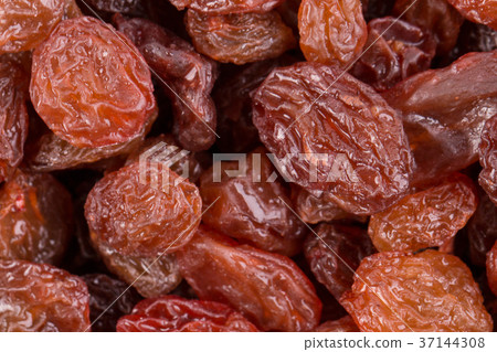 Fresh raisins close-up. Raisin Background 37144308