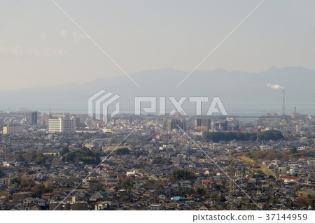 大牟田市景觀都市風景從Mt. Oma 大牟田市景觀都市風景從Mt. Oma 37144959