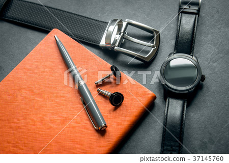 Elegant men`s business accessories 37145760