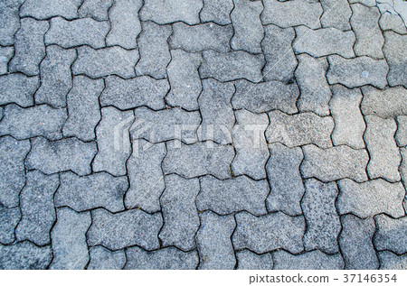 Background of garden paths of different texture 37146354