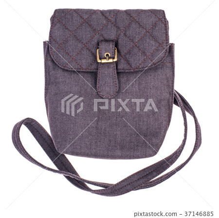 Gray fabric bag with long strap Gray fabric bag with long strap 37146885