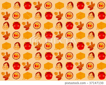 手繪風格/復古結圖案 37147130