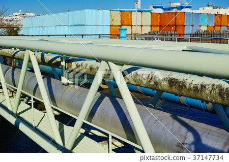 Water bridge over the Tomioka River, Yokohama Kanazawa Industrial Complex 37147734