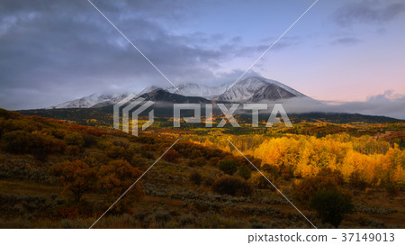 Twin peaks mountain, Mount Sopris and Elk Twin peaks mountain, Mount Sopris and Elk 37149013