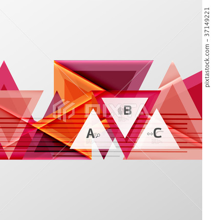 Color triangles background design Color triangles background design 37149221
