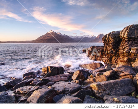 The famous rocky bay of Elgol on Isle of Skye The famous rocky bay of Elgol on Isle of Skye 37154334