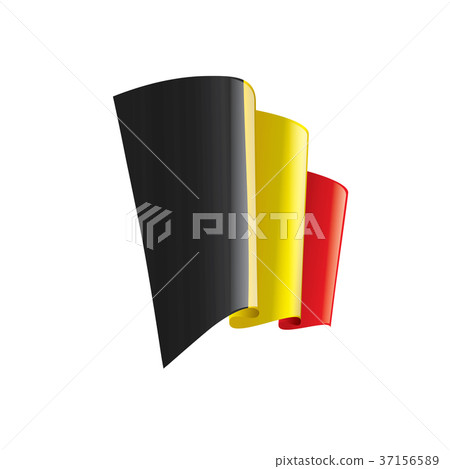 Flag of Belgium, Vector illustration 37156589