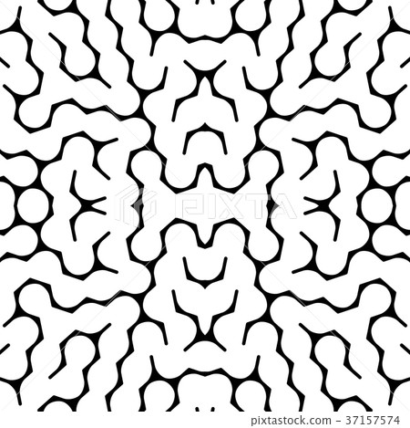 Irregular seamless pattern. Abstract maze design Irregular seamless pattern. Abstract maze design 37157574