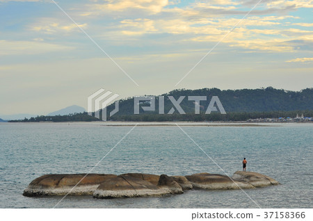 Seascape view of Samui island , Thailand Seascape view of Samui island , Thailand 37158366