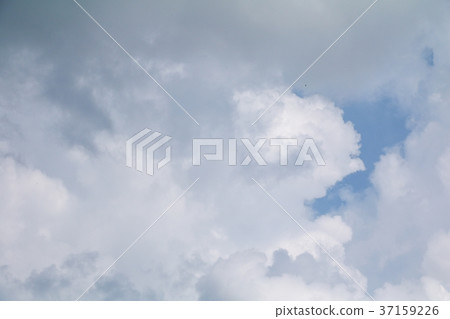 blue sky bright with big cloud and rain cloud blue sky bright with big cloud and rain cloud 37159226