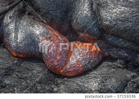 lava in lava field Hawaii volcanoes National Park 37159336