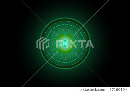 abstract future circle technology concept vector -插圖素材 [37160104] - PIXTA圖庫