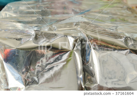 snack package in aluminum foil snack package in aluminum foil 37161604