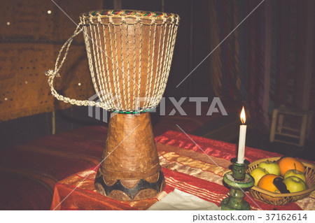 The African traditional drum separately The African traditional drum separately 37162614