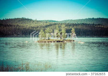 Landscape with lake in sunny day,Finland Landscape with lake in sunny day,Finland 37162655