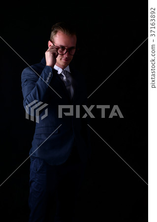 Concept business . Businessman on the background. Concept business . Businessman on the background. 37163892