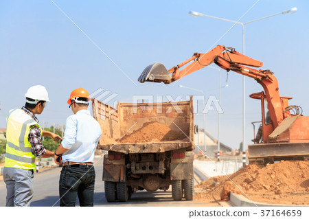 expressway construction expressway construction 37164659