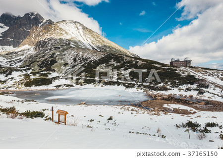 Skalnate pleso, lake in High Tatras mountains 37165150