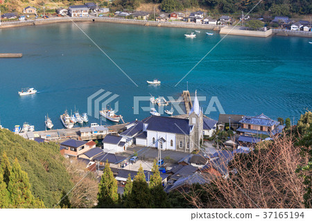 We look at Sakitsu village from bell prospect park of chapel We look at Sakitsu village from bell prospect park of chapel 37165194