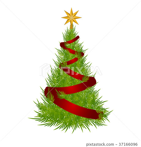 Isolated christmas tree - Stock Illustration [37166096] - PIXTA